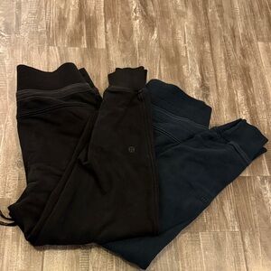 Bundle Lululemon Black and Dark Blue Joggers